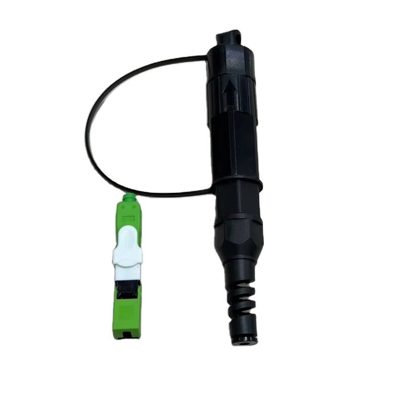 Mini Sc Outdoor FTTH Mini SC Waterproof Connector Fiber Optic Waterproof Fast ...