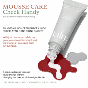 Mélangeur de fard à joues liquide mat végétalien en marque blanche, portable, léger et respirant, pour la vente en gros - Product Image 2