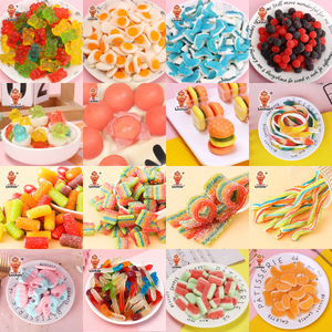 Venta Directa de Fábrica: Caramelos de Goma con Forma de Calavera Ovalada, Coloridos, Dulces y Ácidos, Jugosos y Grandes, Marca Privada OEM para Halloween - Product Image 3