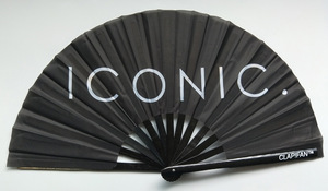 Abanicos de mano grandes personalizados para sublimación, ideales para baile en línea, venta al por mayor - Product Image 2