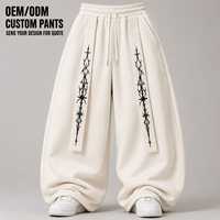 Celana Sweatpants Pria Model Baggy Kasual Streetwear Desainer Celana Sweatpants Pria Kaki Lebar Ukuran Besar Celana Jogging Baggy Pria