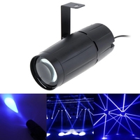 Projecteur de lumière LED, lot de 1, 5W, route, très lumineux, effet d'éclairage pour KTV, fête à domicile