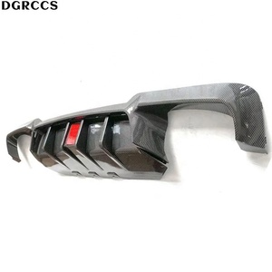 <b>For</b> 5 Series F18 M5 2009-2016 Carbon Fiber Rear Lip Rear <b>Diffuser</b> Bumper Lip With Taillights - Product Image 3