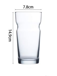 Verre à bière créatif transparent pour bière pression, verre à bière artisanale allemande avec logo imprimé - Product Image 4