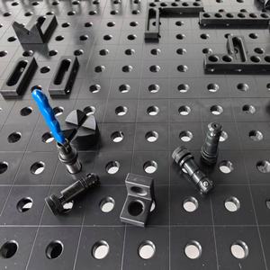 طاولة نتريدد بمقاييس قياس وملحقات منضدة لحام لحام طاولة لحام لحام من الحديد الصلب - Product Image 2