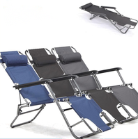 Chaise longue moderne pour une personne, chaise longue de piscine pour une utilisation en extérieur, camping, patio, jardin, cour