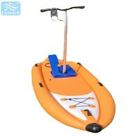 Vélo aquatique à pédale, grand tapis flottant SUP plat, 1 personne, performance, pliable, pour la plage, de Chine, Lumark, taille personnalisée