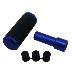 Car Gear <b>Shift</b> <b>Knob</b> Universal Aluminum Ergonomic Blue Black Red - Product Image 5
