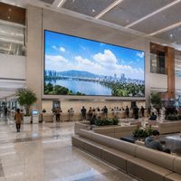 Écran LED d'installation fixe en intérieur pour bâtiments gouvernementaux, centres de services publics, mur vidéo numérique à pas fin 8K HDR10+