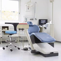 Fauteuil de cabinet dentaire rotatif en cuir PU pour usage hospitalier, ergonomique, avec repose-pieds réglables, pour assistants et dentistes