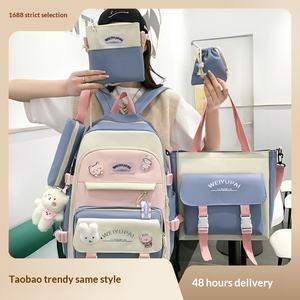 Mochilas Escolares Kawaii Personalizadas Antirrobo de Alta Calidad a la Venta, Mochila de Viaje para Niñas, Juego de Mochilas Escolares para Estudiantes - Product Image 4