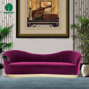 Moontree-<span class=keywords><strong>Canapé</strong></span> de Salon <span class=keywords><strong>Convertible</strong></span> en Cuir Velours de Luxe Rempli d'une Éponge pour Mariage Scène Fête <span class=keywords><strong>Club</strong></span> Événement - Product Image 4