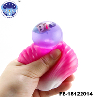 En gros Coloré Squeeze Coquille Avec Sirène Poupées Fête D'anniversaire Jouet Coquille Squeeze Jouet