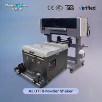Mesin Printer DTF A2 Dual XP600 Printhead untuk Transfer Cetak Langsung ke Film, Cocok untuk Pencetakan Kaos dan Kain