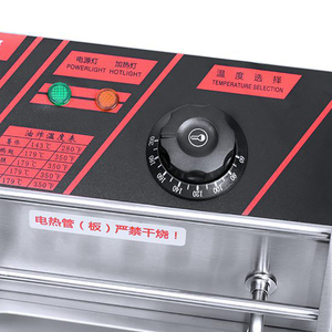 Friteuse électrique commerciale frites simples et doubles poulet frit équipement frit <span class=keywords><strong>2</strong></span>.5KW - Product Image 5