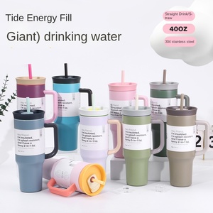 Borraccia Termica Grande Capacità 40Oz, Tumbler Portatile di Marca con Manico e Cannuccia per Viaggi - Product Image 6