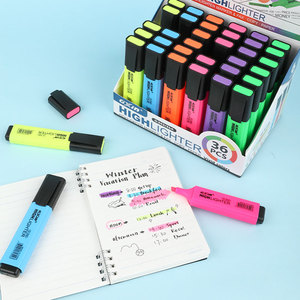 Gxin G-342/36A Bán Buôn <span class=keywords><strong>Highlighter</strong></span> Bút Đánh Dấu Bộ Của 36 Miếng Trong Sáu Màu Sắc Sống Động Biểu Tượng Tùy Chỉnh Huỳnh Quang Bút Cho Trẻ Em - Product Image 6