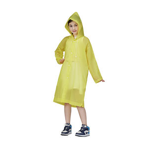 Toptan özel Logo çocuk açık su geçirmez hafif EVA yağmurluk Unisex erkek kız okul çocuklar için yağmurluk panço - Product Image 3