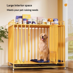 Jaula para Perros de Alta Resistencia de 125 cm con Seis Lados, Fácil de Limpiar, con Bandeja para Excrementos, para Interiores, para Perros Belgos Malinois Medianos y Grandes - Product Image 5