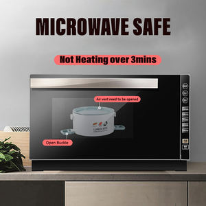 2025 Meilleure vente 1900ml en acier inoxydable à 3 niveaux Boîte à lunch ovale isolée Boîte à <span class=keywords><strong>repas</strong></span> empilable pour adultes - Product Image 6