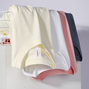 เสื้อยืดโอเวอร์ไซส์สำหรับผู้ชายเสื้อโอเวอร์ไซส์ทำจากผ้าฝ้าย220gsm โลโก้แบบออกแบบได้ตามที่ต้องการ - Product Image 4