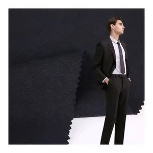 2025 toptan 380GSM R/T/SP 80/16/4 düz boyalı streç örme Tr dimi Elastine erkek takım elbise kumaşı satılık - Product Image 2