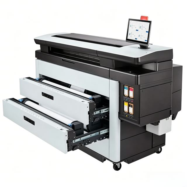 For HP XL8200 1200dpi USB Printer with 42-Inch Paper Capacity 4-Color Ink Cartridges 30 A1/min Black Print Speed