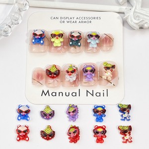 Personaggio dei cartoni animati Nipple Nail Japanese simpatici occhiali recano ciondoli in resina decorazioni per cianfrusaglie - Product Image 2