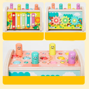 Лидер продаж, многофункциональная игра «Лев, Крот», игра «Поймай червя», музыкальный ударный инструмент, детская музыкальная игрушка Монтессори - Product Image 5