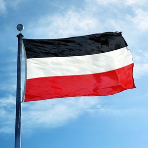 Bandera de Alemania 3x5 pies, poliéster de alta resistencia 100D, bandera nacional alemana con ojales de latón, bandera de la Confederación Alemana - Product Image 4