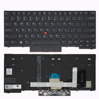 Teclado para Portátil Lenovo E480 T480S L380 L480 T14 E490 T490 E495, Teclado para Notebook con Retroiluminación para Portátil Lenovo