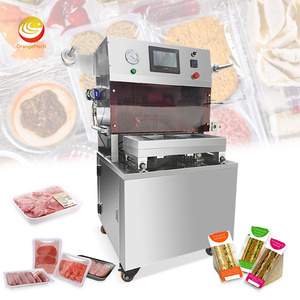 Machine d'emballage sous vide ORME pour aliments, plateau de repas préparé, avec système de purge de gaz, pour fromage et légumes - Product Image 1