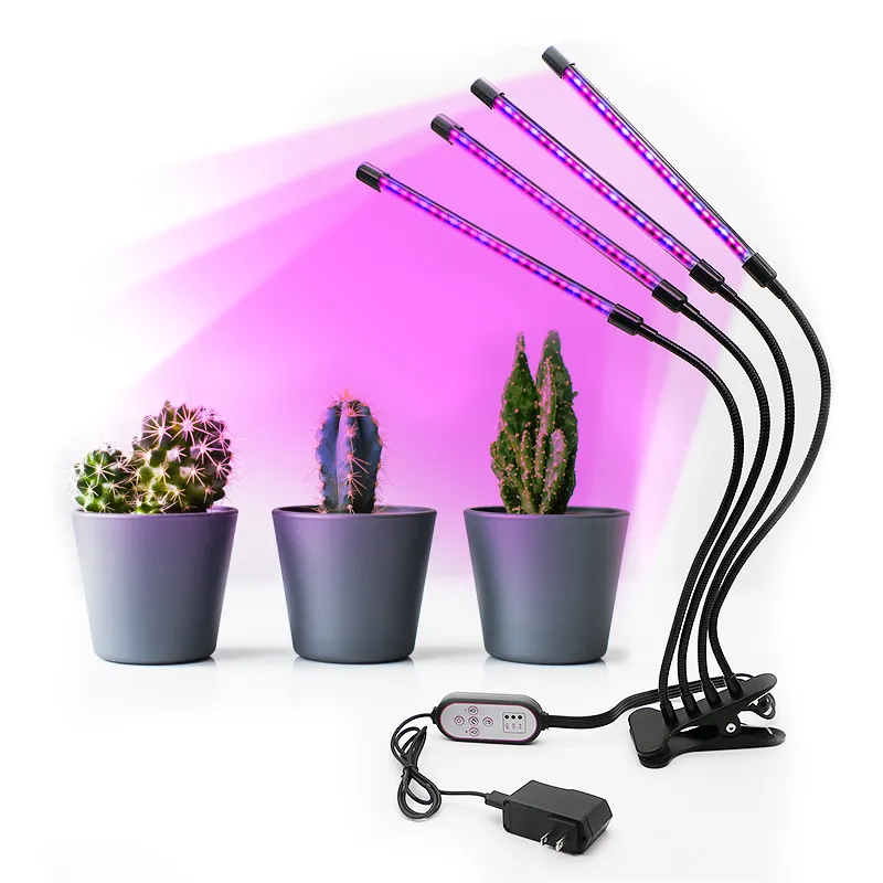 풀 스펙트럼 DC5V USB LED 성장 스트립 라이트 20W 30W 40W 탁상용 클립 램프 식물 꽃 성장 상자