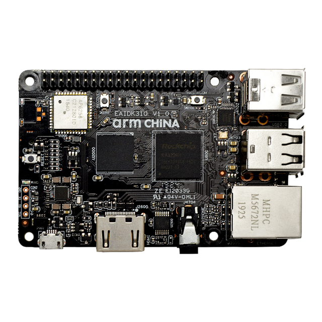 GGDX Eaidk310 Industrial Intelligence Development Board Rk3228h Tengine Ai Zhouyi Android Based on SoC and