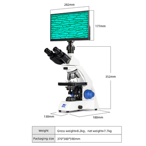 MSD1125-11.6YT Microscópio biológico com tela para ensino de laboratório, pesquisa científica, observação celular médica - Product Image 2
