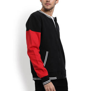 Chaqueta Varsity de Invierno para Hombre, Cómoda, de Tela Suave, Transpirable, Diseño OEM, Estilo Casual Universitario, con Cierre de Cremallera - Product Image 5