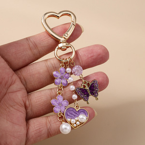 <span class=keywords><strong>Porte</strong></span>-clés Papillon Tendance et <span class=keywords><strong>Personnalisé</strong></span>, Pendentif de Sac à Dos - Product Image 4