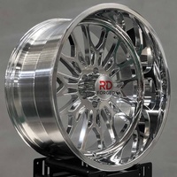 Rines de Auto Forjados Personalizados 5x127 5x5.5 6x139.7 8x170 6x135 8x6.5 8x180 Pulidos 20x10 22x10 22x12 24x12 24x14J