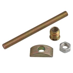 M8x100mm connettore di collegamento per mobili asta filettata con dadi - Product Image 3