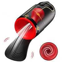 Masturbateur masculin, vibrateur d'entraînement du pénis, masseur du gland, stimulateur des testicules, machine d'entraînement de la durée de l'acte sexuel, jouet sexuel pour hommes