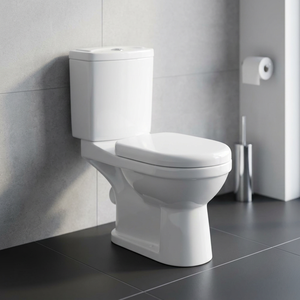 Inodoro de Dos Piezas de Diseño Parma de Estilo Europeo Moderno, Inodoro de Piso con Cisterna Integrada - Product Image 4