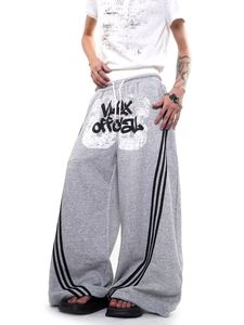 Pantalon décontracté noir en toile de coton pour homme, coupe oversize, style <span class=keywords><strong>hip</strong></span>-hop, jambe large droite, détails streetwear, vente en gros pour designers - Product Image 4