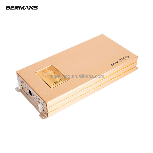 Bermans 1000W Class D Car Amplifier Monoblock Subwoofer Amp with Radiator High Power Crossover Equalizer 1 Year Warranty OEM ODM