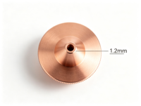 Buse laser en cuivre monocouche de 1,0 mm D32 M14 pour machine de découpe laser haute puissance, accessoires de découpe laser à fibre