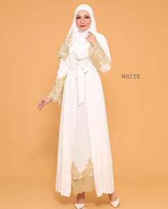 Low Price Salwar Luxurious Embroidered Kaftan <strong>Sarees</strong> Party Wear Wedding Kurta Sets For Women Muslim Dress Long Sleeve Abaya - Product Image 2