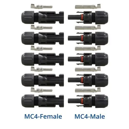 SeanRo 1000V MC 4 bağlayıcı GÜNEŞ PANELI konektörü IP68 güneş konektörü iletişim pvc sistemi modülü yüksek kaliteli ürün