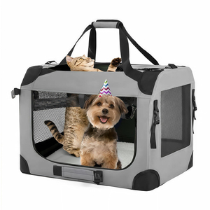 Casa de Campaña Portátil para Mascotas, Plegable, con Bandeja de Plástico y Marco de Acero Inoxidable, Ideal para Viajes y Camping - Product Image 3