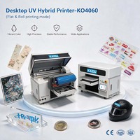 Imprimante UV DTF Rouleau à Rouleau Imprimante d'Autocollants d'Emballage de Tasse 30cm A/B Film 2 en 1 XP600 Impresora Machine d'imprimante UV DTF