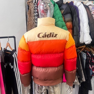 Puffer Jacket Custom Design Best Quality <b>Winter</b> Warm Zip up Padded Coats Cropped Thick Bomber Down Jackets for Men Manufacturer - Product Image 5