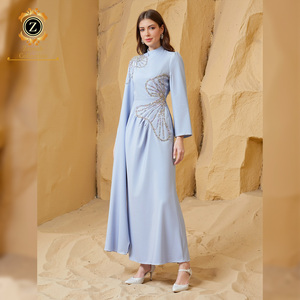Zaynab Women Muslim Dress Ramadan Dubai Eid Women Muslim Dress <strong>Abaya</strong> Custom New <strong>Designs</strong> Luxury <strong>Abaya</strong> - Product Image 1